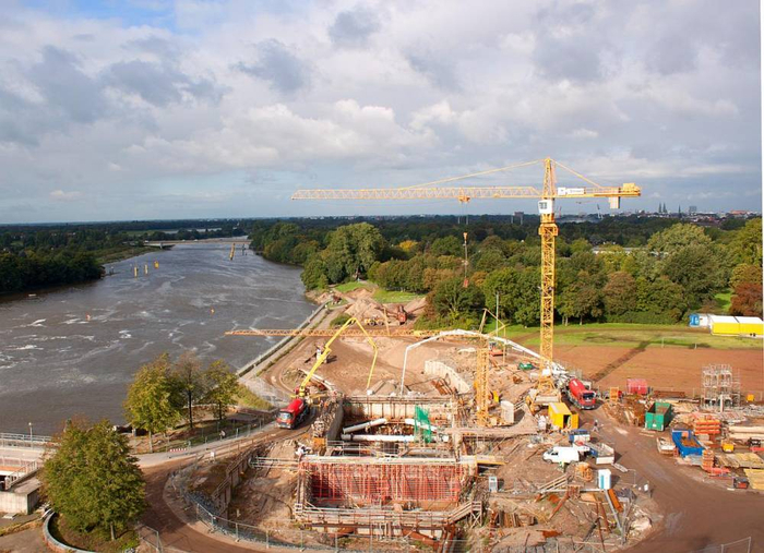 Hecker Bau – Weserkraftwerk Bremen 